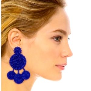 All Things Mochi Spanish Earrings in Blue